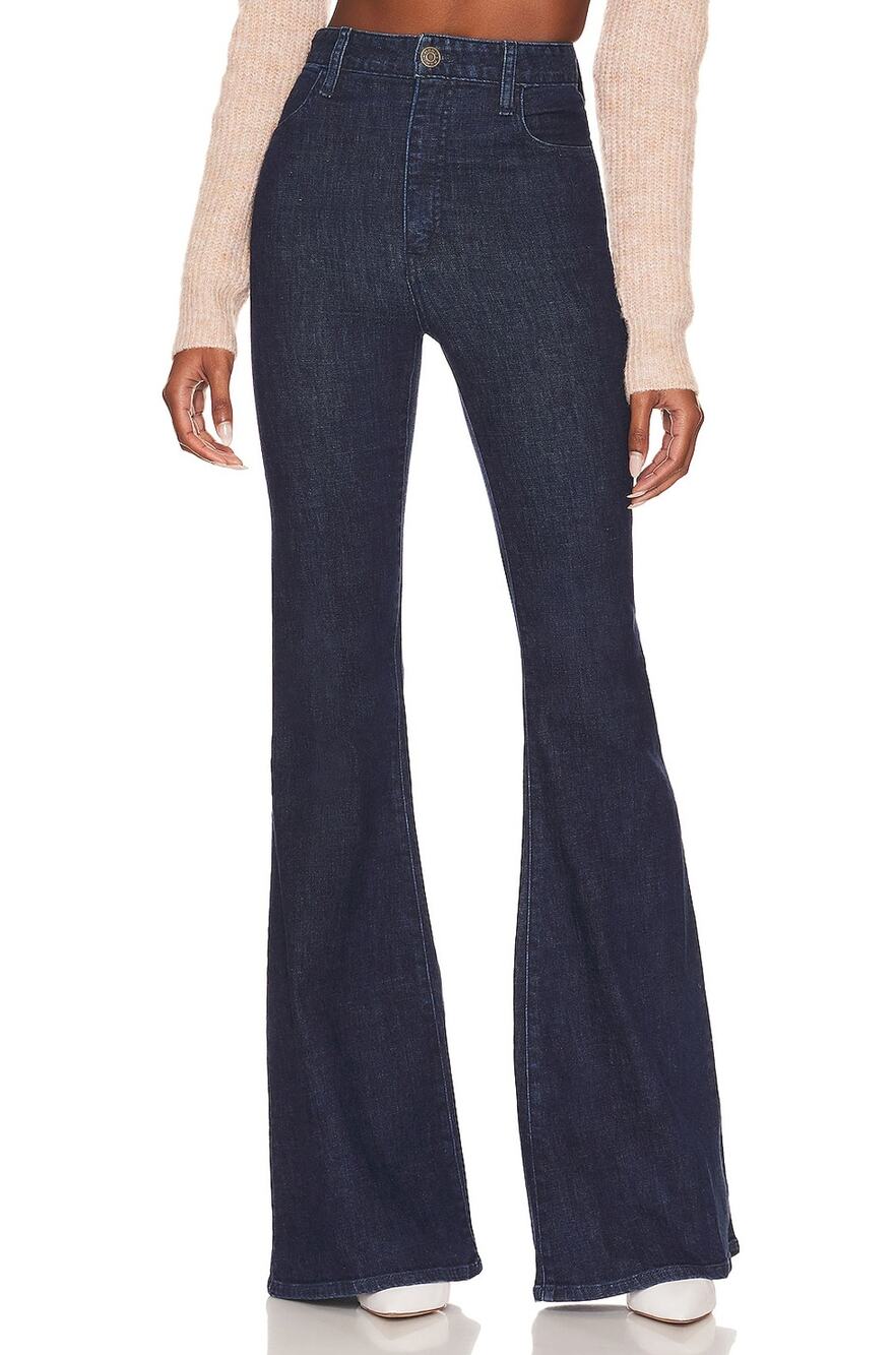 Show Me Your Mumu Flared Downpour Hawn Bell Denim Jeans Size 26